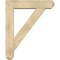 Ekena Millwork Traditional Craftsman Rough Sawn Bracket w/ Offset Brace, Douglas Fir, 8"W x 36"D x 44"H BKT0806X36X44TRA04RDF - alternate 2